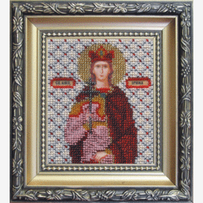 Набор для вышивки бисером Икона святая мученица Ирина