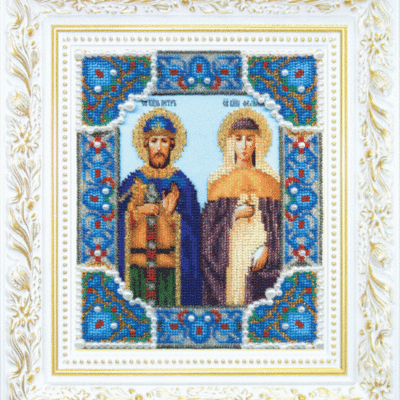 Набор для вышивки бисером Икона святых благоверных князя Петра и княгини Февронии
