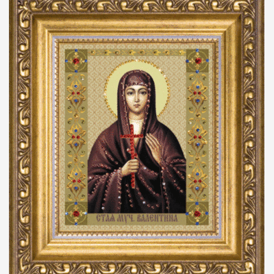 Набор со стразами Икона святой мученицы Валентины