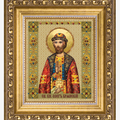 Набор со стразами Икона святого князя Олега