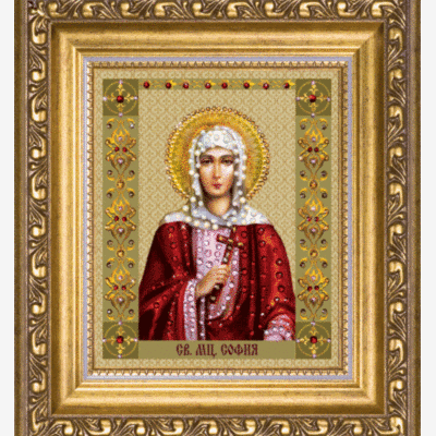 Набор со стразами Икона святой мученицы Софии
