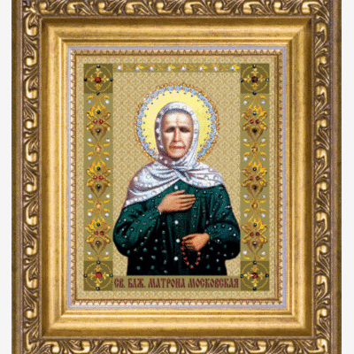 Набор со стразами Икона святой Блаженной Матроны Московской