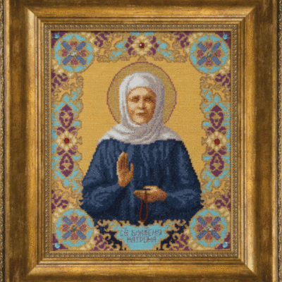 Набор для вышивки крестом Икона Святой Блаженной Матроны Московской