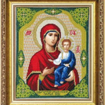 Набор для вышивки крестом Икона Образ Пресвятой Богородицы Одигитрия Смоленская