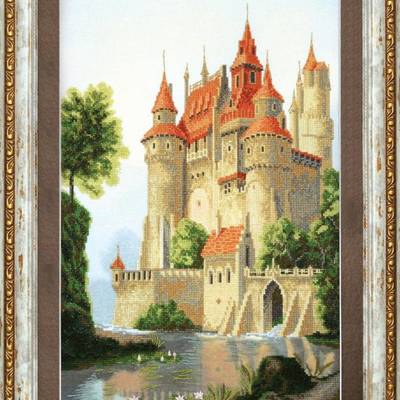 фото: картина, вышитая крестиком, Дворец для принца