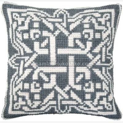 Набор для вышивки крестом: Серый орнамент