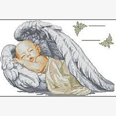 фото: картина в алмазной технике, Под крыльями Ангела-3