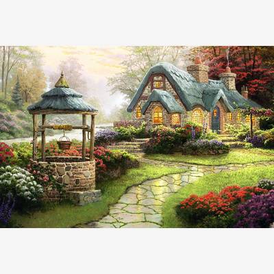 фото: картина для вышивки в алмазной технике, Коттедж – загадай желание фото: картина для вышивки в алмазной технике, Коттедж – загадай желание
