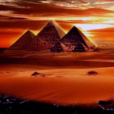 фото: картина в алмазной технике, Величественный Египет