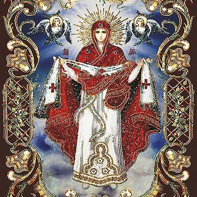 изображение: картина для рисования по номерам Покрова Пресвятой Богородицы
