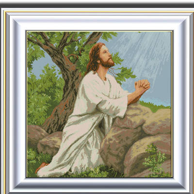 Схема для вышивания бисером или нитками Молитва Иисуса А-2 +