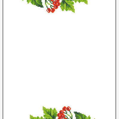 Заготовка для вышивки бисером свадебного рушника на габардине РЗ-24 Заготовка для вышивки бисером свадебного рушника на габардине РЗ-24