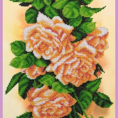 Набор для вышивки бисером Винтажные розы