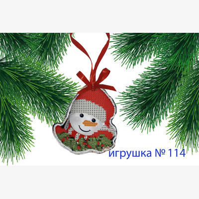 фото: пошитая игрушка для вышивания бисером или нитками