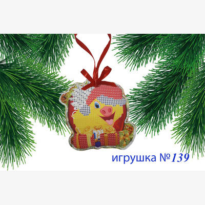 фото: пошитая игрушка для вышивания бисером или нитками