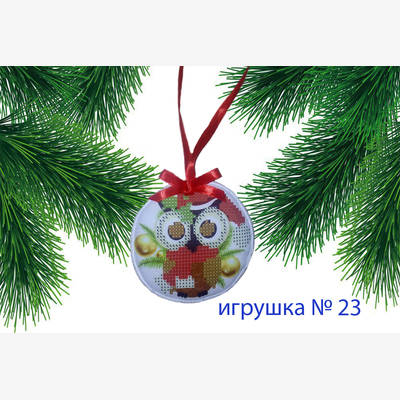 фото: пошитая игрушка для вышивания бисером или нитками