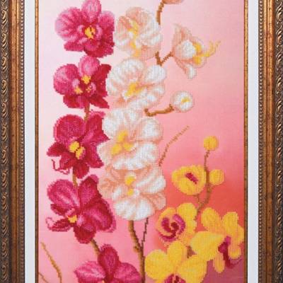 фото: картина для вышивки бисером, Вдохновение Орхидеи