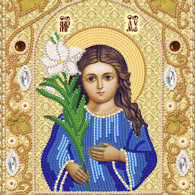 изображение: набор для вышивки бисером Богородица Трилетствующая