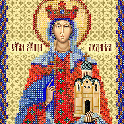 Набор для вышивания М 254 Икона Святая Людмила