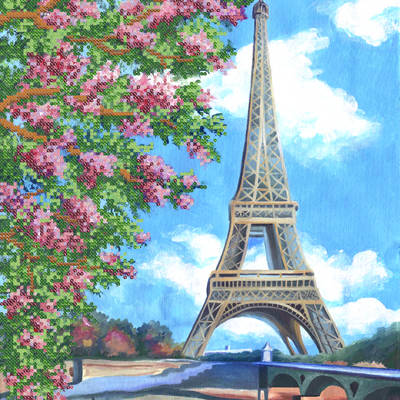 Схема для вышивки бисером Париж Схема для вышивки бисером Париж