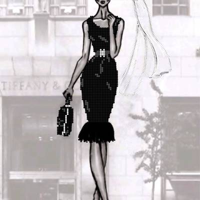 Схема для вышивки бисером Бриллиантовая роскошь