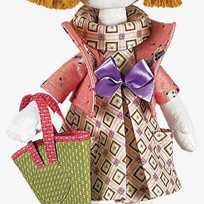 Набор для шитья Текстильная кукла Хозяюшка