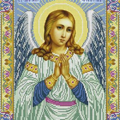изображение: икона для вышивки бисером Ангел-Хранитель