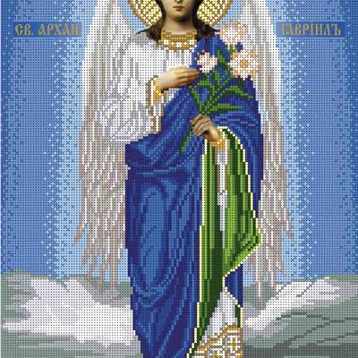 изображение: икона для вышивки бисером Икона Святой архангел Гавриил