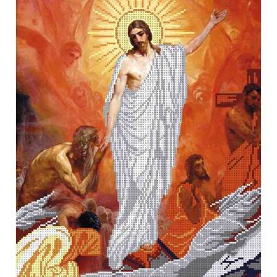 изображение: икона для вышивки бисером Сошествие Христа в Ад