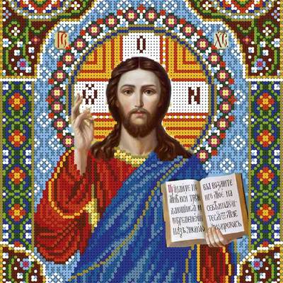 изображение: икона для вышивки бисером Икона Господь Вседержитель