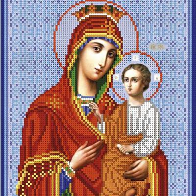 изображение: икона для вышивки бисером Образ Богородицы Скоропослушница