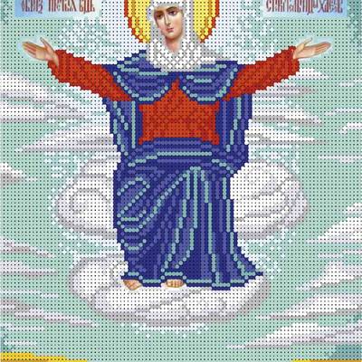 изображение: икона для вышивки бисером Образ Богородицы Спорительница хлебов