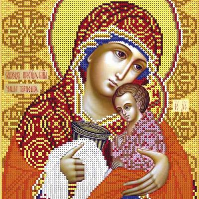 изображение: икона для вышивки бисером Образ Богородицы Чаша терпения