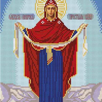 изображение: икона для вышивки бисером Икона Покров Пресвятой Богородицы