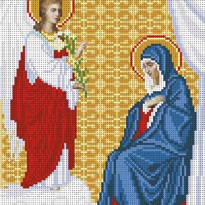 изображение: икона для вышивки бисером Благовещение Пресвятой Богородицы