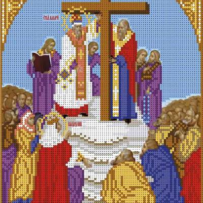 изображение: икона для вышивки бисером Воздвижение креста Господнего