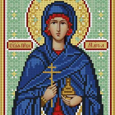 изображение: именная икона для вышивки бисером Святая праведная Марта