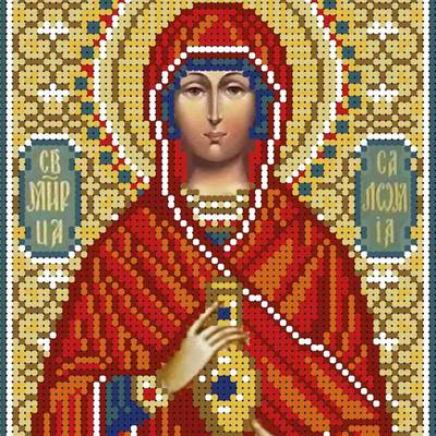 изображение: именная икона для вышивки бисером Святая мироносица Соломия