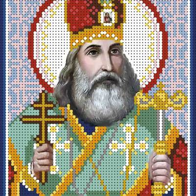 изображение: именная икона для вышивки бисером Святой Иосиф Астраханский