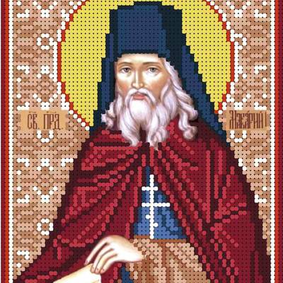 изображение: именная икона для вышивки бисером Святой Макарий