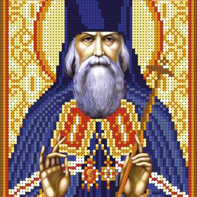 изображение: именная икона для вышивки бисером Святой Игнатий Брянчанинов