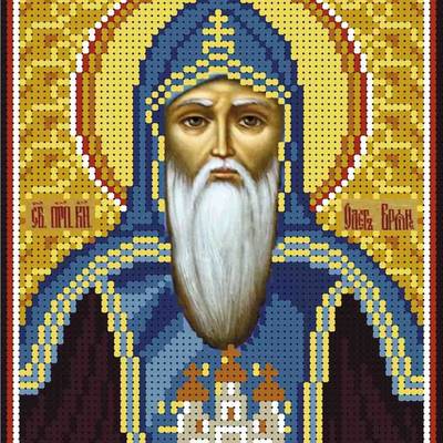 изображение: именная икона для вышивки бисером Святой Олег Брянский