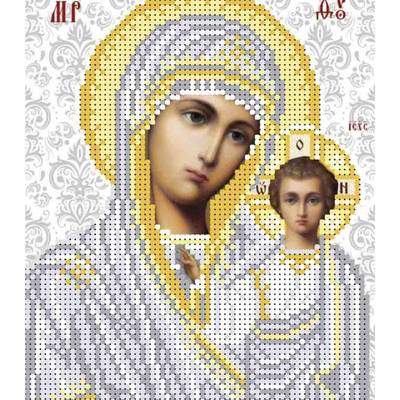 изображение: схема для вышивки бисером иконы Казанская Богородица