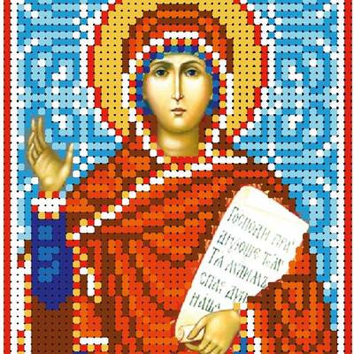 изображение: именная икона для вышивки бисером Святая праведная Анна
