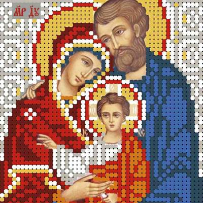 Схема для вышивки бисером иконы Святая семья