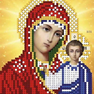 изображение: схема для вышивки иконы Казанская Богородица
