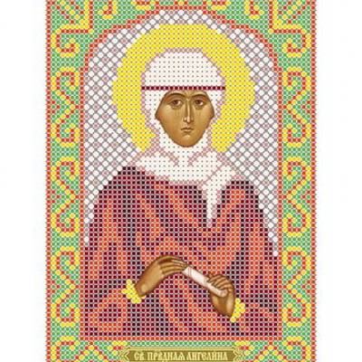 изображение: икона для вышивки бисером Святая Ангелина (Анжелика, Анжела, Алина, Лина)