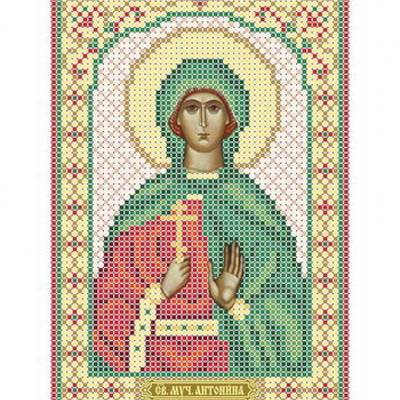 изображение: икона для вышивки бисером Святая Антонина