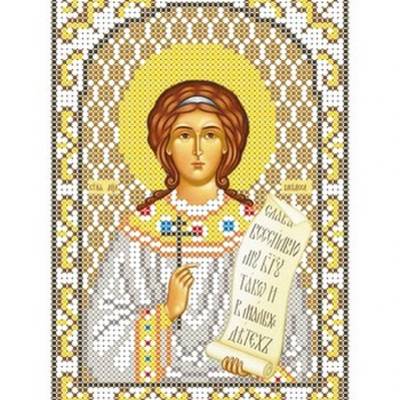изображение: икона для вышивки бисером Святая Василисса (Василиса, Василина)