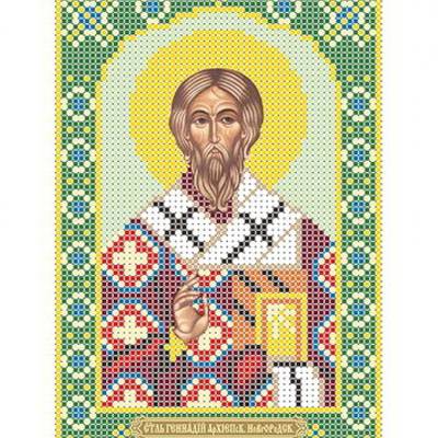 изображение: икона для вышивки бисером Святой Геннадий Новгородский